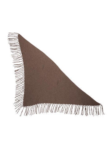 Pre-owned Weekend Max Mara Wool Scarf In Brown