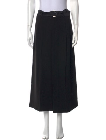 Pre-owned Weekend Max Mara Wide Leg Pants In Black