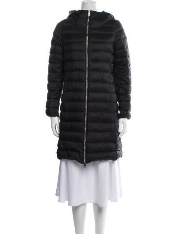 Pre-owned Weekend Max Mara Nylon Parka In Black