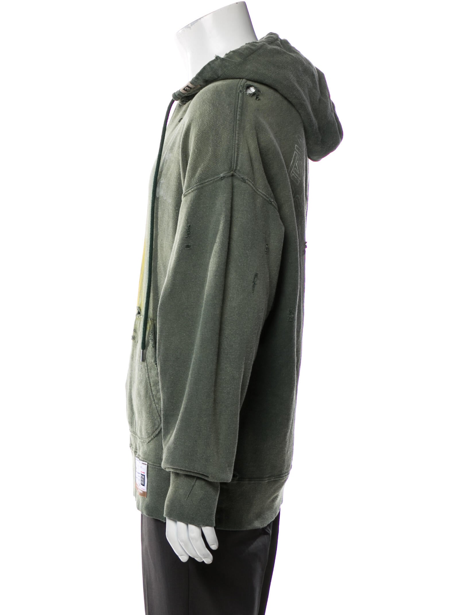 Maison Mihara Yasuhiro Graphic Print Crew Neck Hoodie