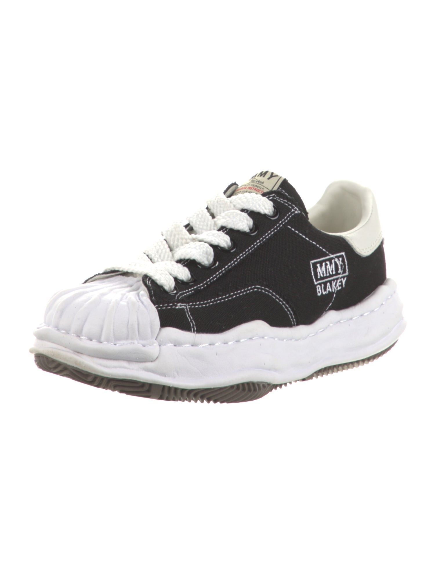 Maison Mihara Yasuhiro Canvas Graphic Print Sneakers