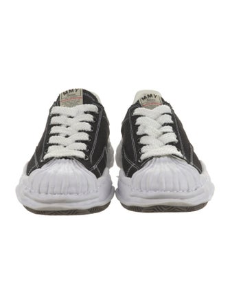 Maison Mihara Yasuhiro Canvas Graphic Print Sneakers