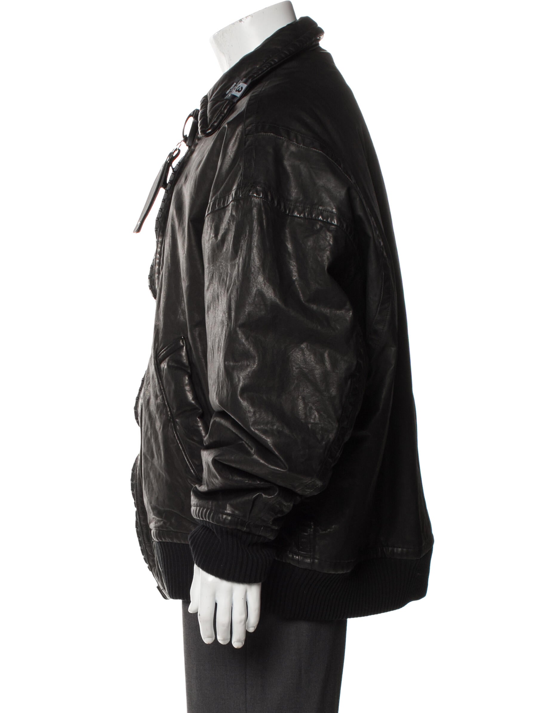Maison Mihara Yasuhiro Calf Leather Moto Jacket w/ Tags
