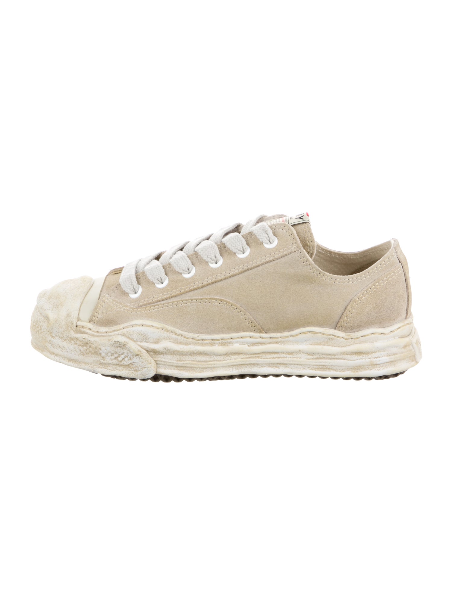 Maison Mihara Yasuhiro Suede Distressed Accents Sneakers