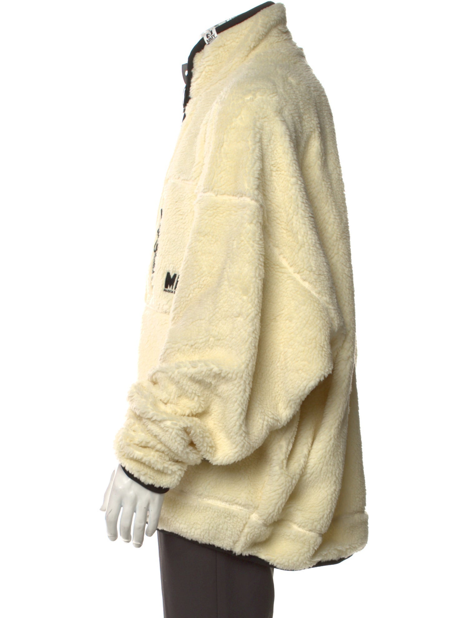 Maison Mihara Yasuhiro Printed Mock Neck Cardigan