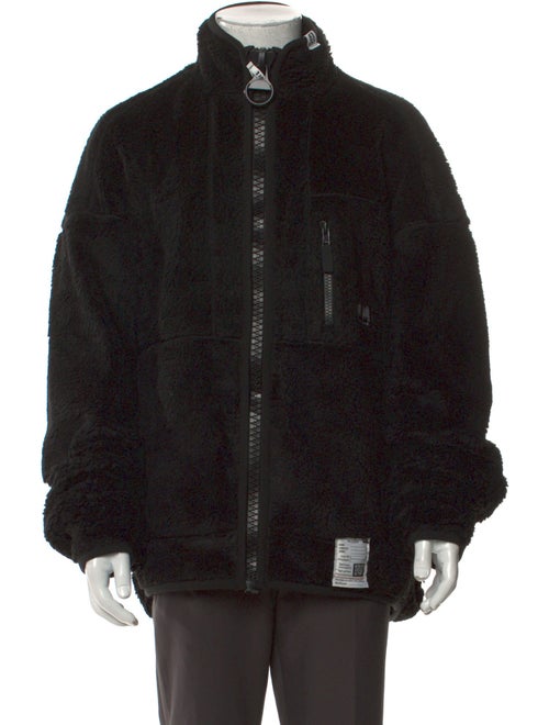 Maison Mihara Yasuhiro Printed Mock Neck Cardigan