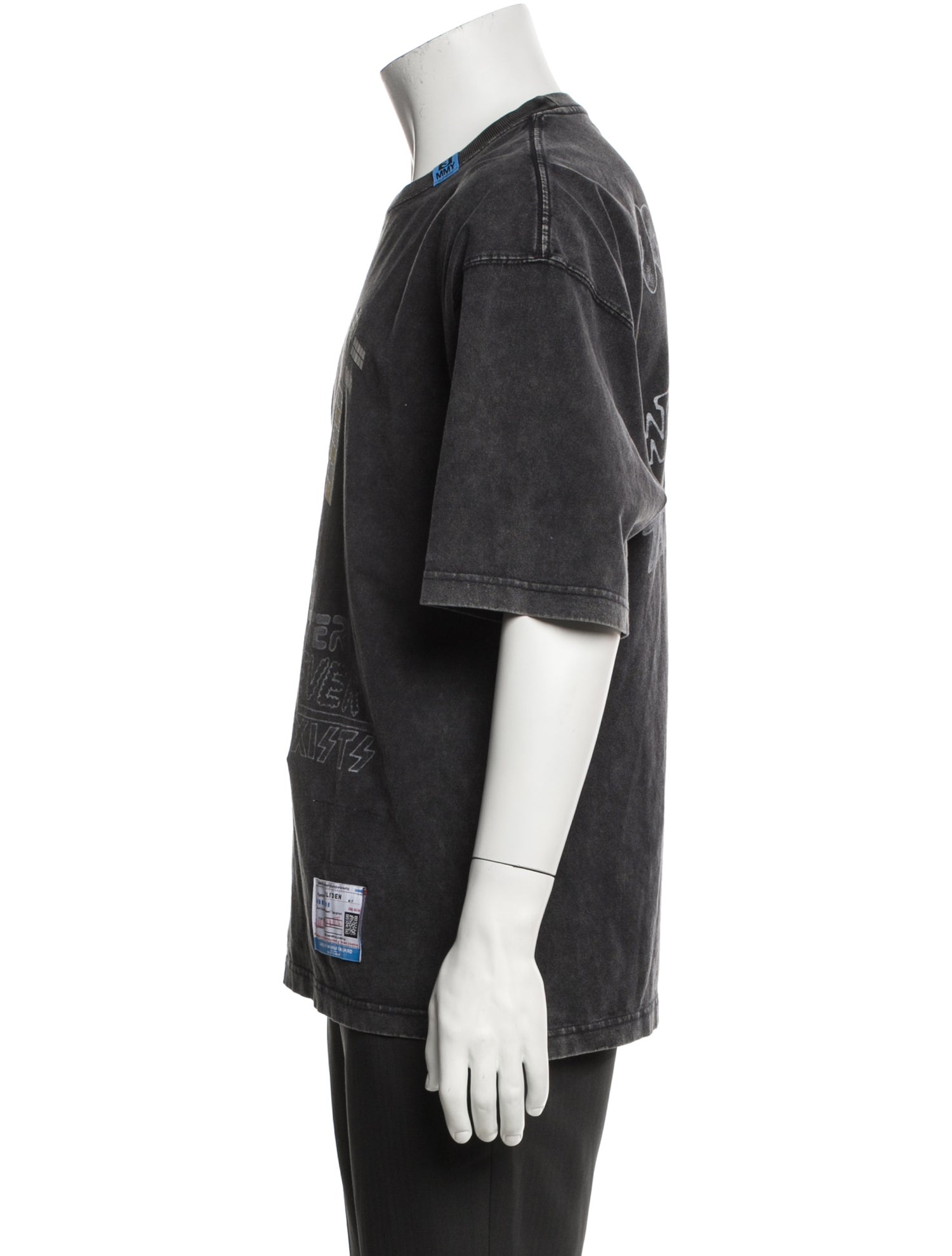 Maison Mihara Yasuhiro Graphic Print Crew Neck T-Shirt