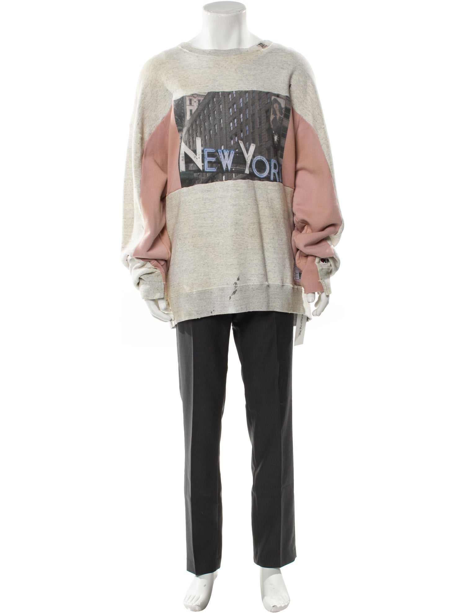 Maison Mihara Yasuhiro Graphic Print Crew Neck Pullover
