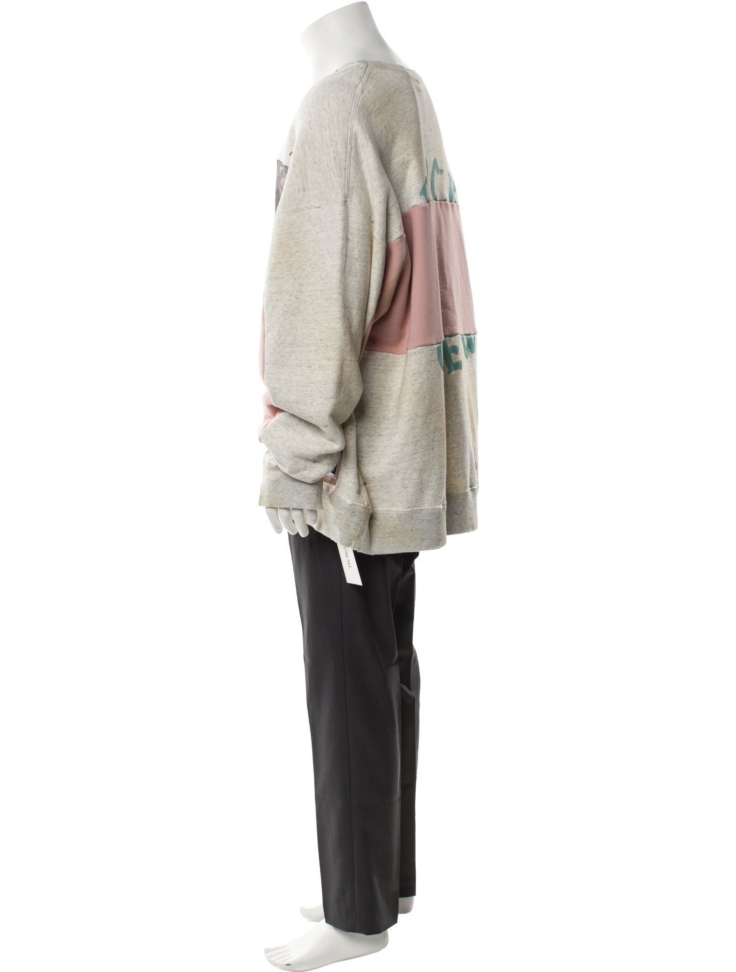 Maison Mihara Yasuhiro Graphic Print Crew Neck Pullover