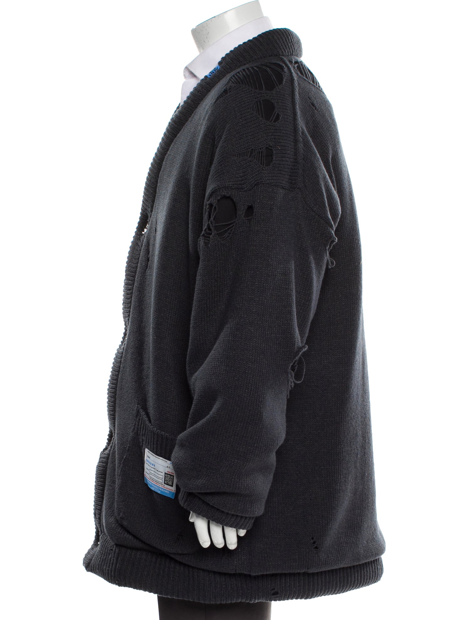 Maison Mihara Yasuhiro Wool V-Neck Sweater