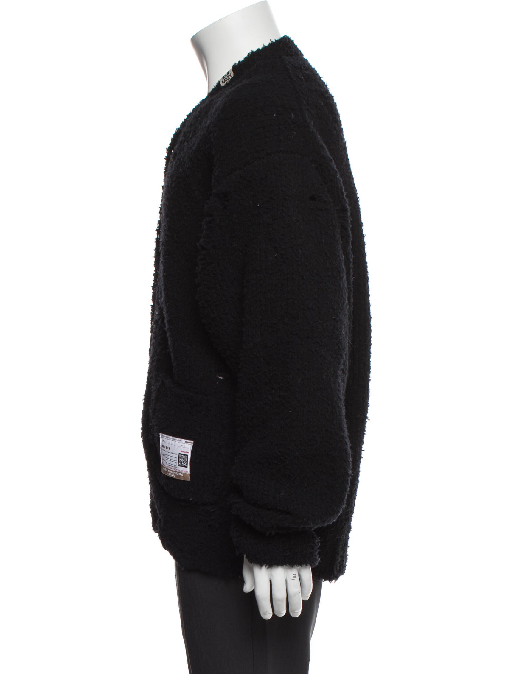 Maison Mihara Yasuhiro V-Neck Long Sleeve Cardigan