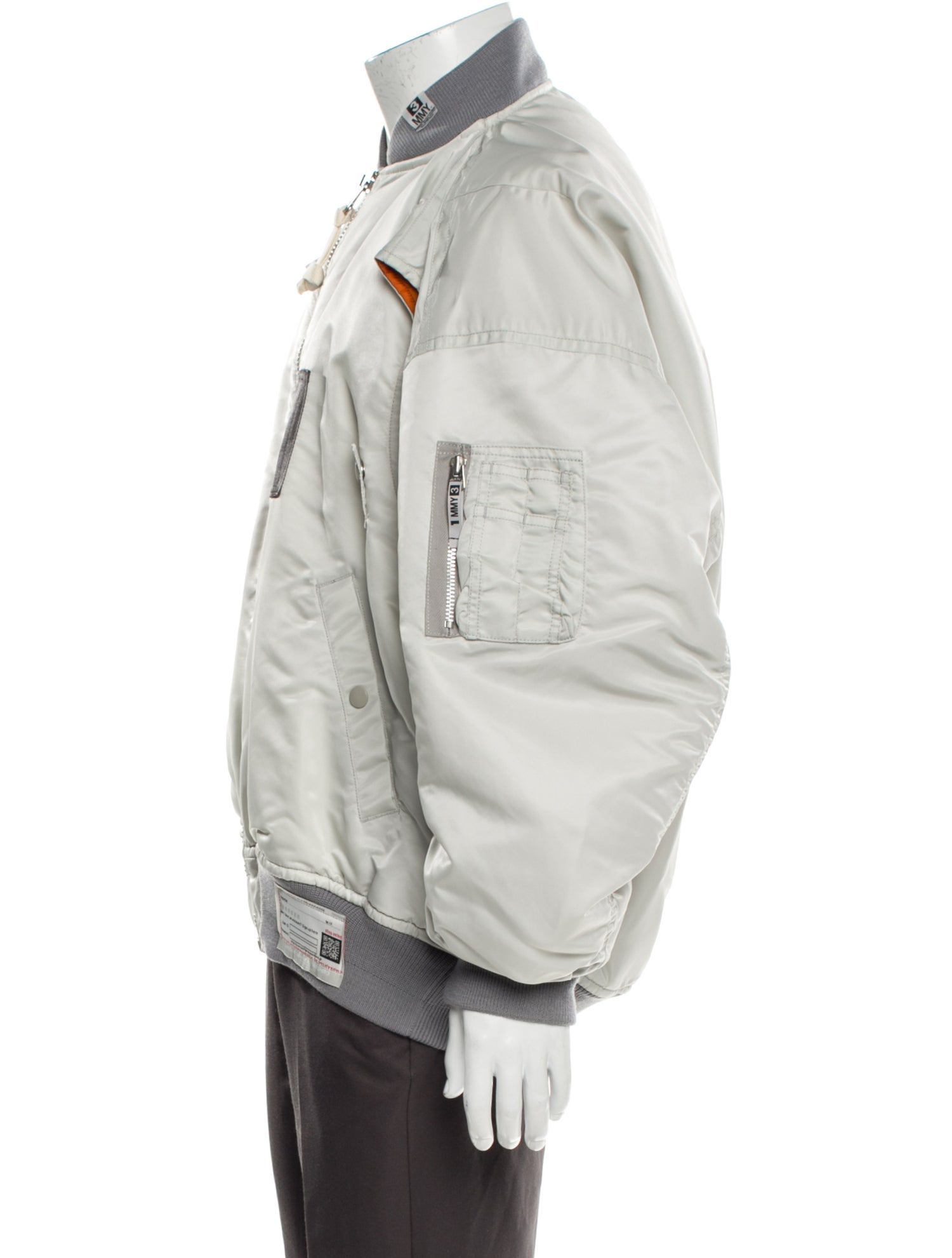 Maison Mihara Yasuhiro Colorblock Pattern Bomber Jacket