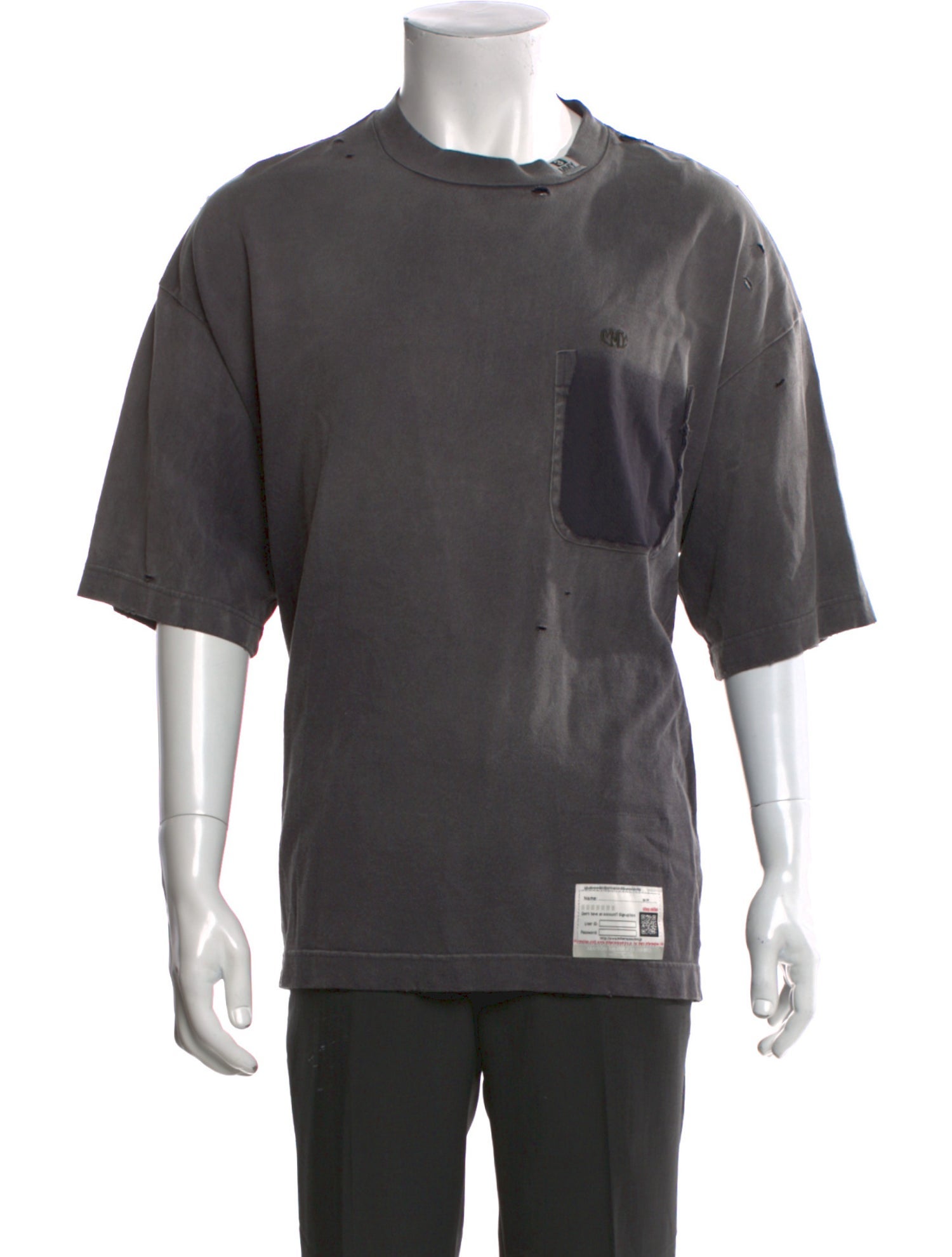 Maison Mihara Yasuhiro Graphic Print Crew Neck T-Shirt