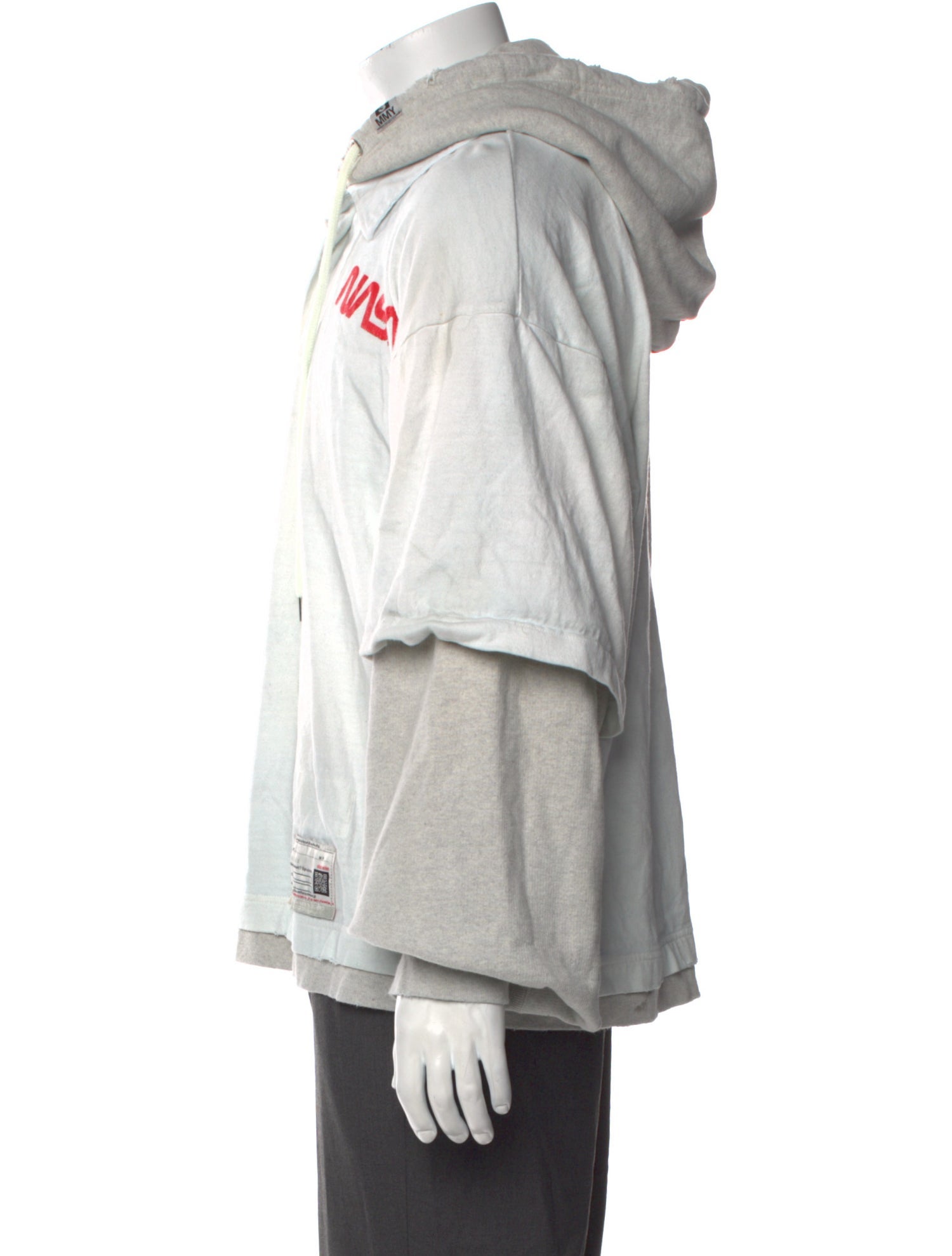 Maison Mihara Yasuhiro Graphic Print Crew Neck Hoodie