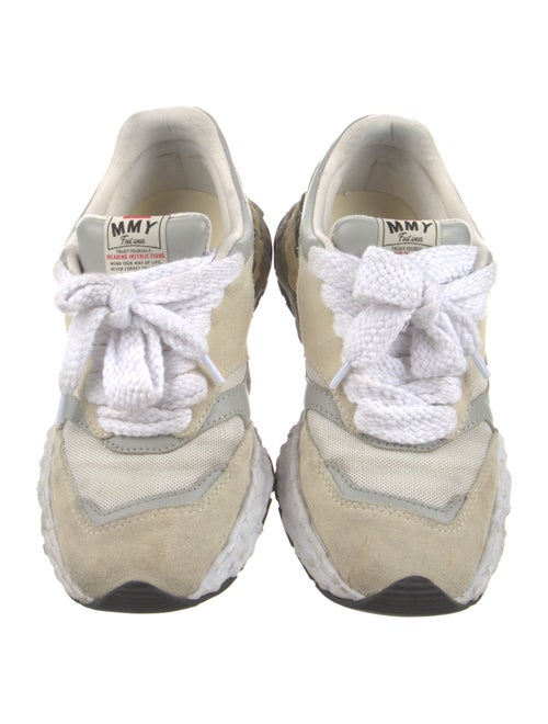 Maison Mihara Yasuhiro Suede Colorblock Pattern Sneakers