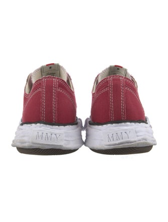 Maison Mihara Yasuhiro Canvas Colorblock Pattern Sneakers