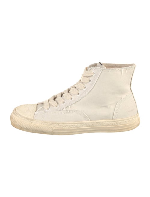 Maison Mihara Yasuhiro Canvas Distressed Accents Sneakers
