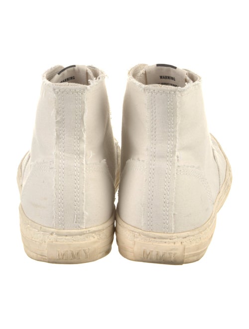 Maison Mihara Yasuhiro Canvas Distressed Accents Sneakers