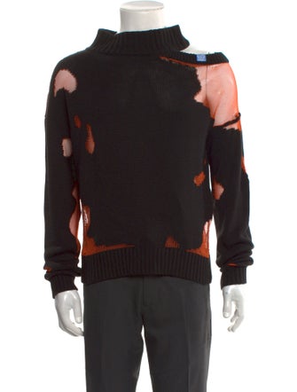 Maison Mihara Yasuhiro Printed Turtleneck Pullover