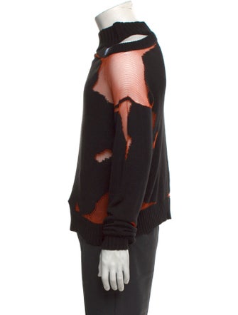 Maison Mihara Yasuhiro Printed Turtleneck Pullover