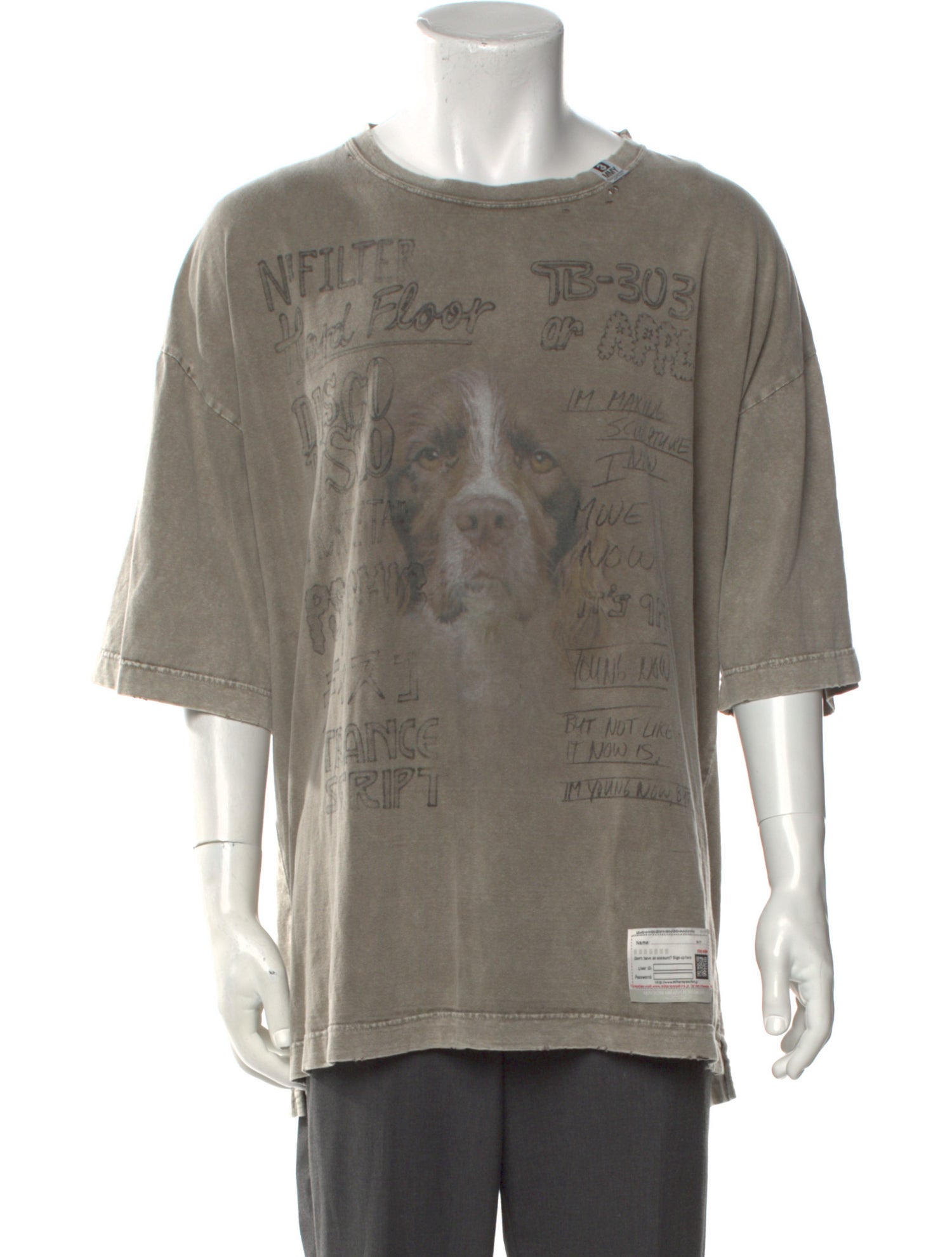 Maison Mihara Yasuhiro 2024 Bleached T-Shirt