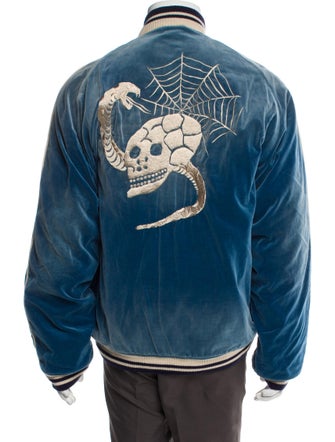 Maison Mihara Yasuhiro Graphic Print Bomber Jacket