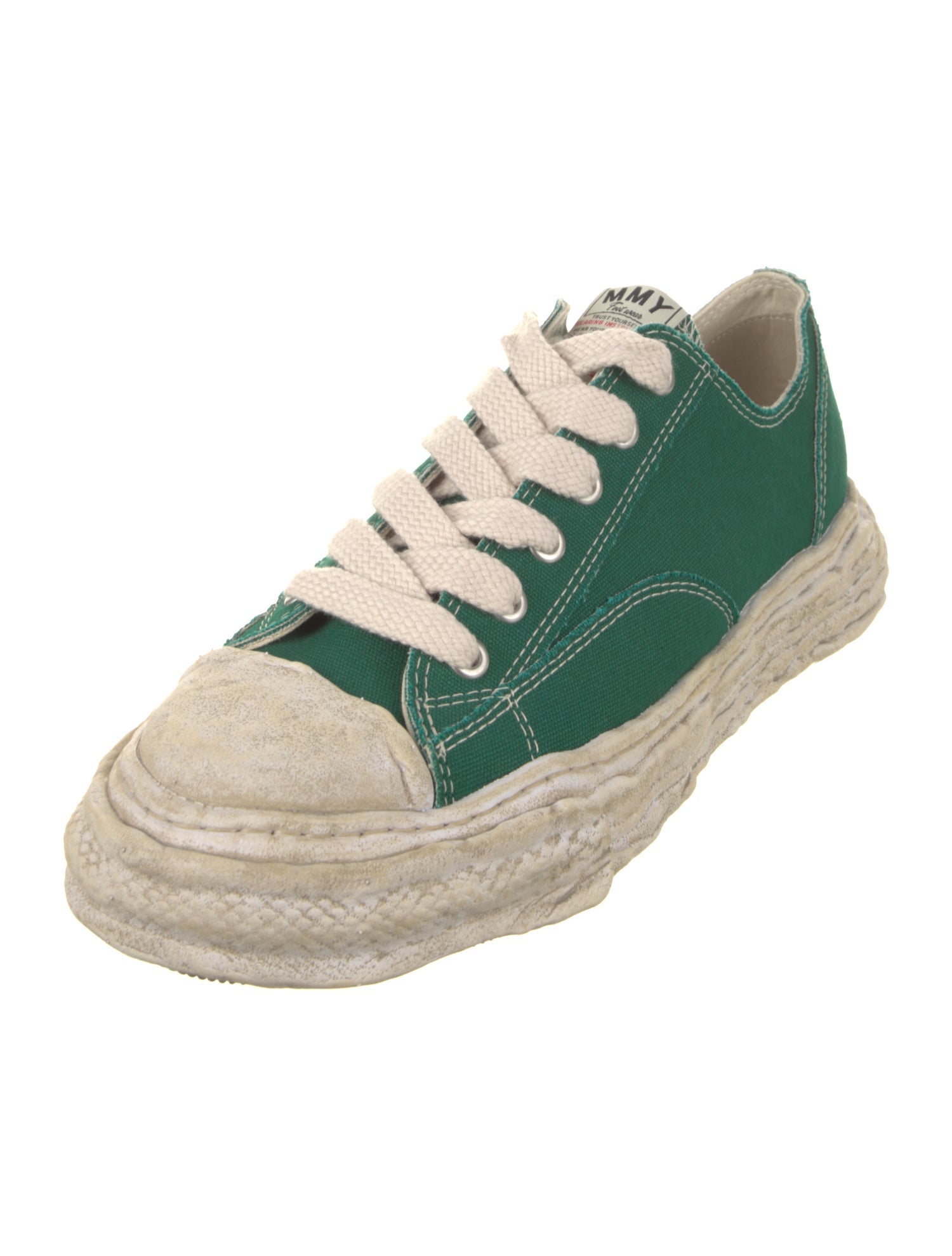 Maison Mihara Yasuhiro Canvas Colorblock Pattern Sneakers