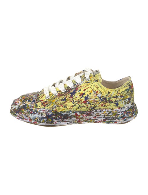 Maison Mihara Yasuhiro Canvas Printed Sneakers