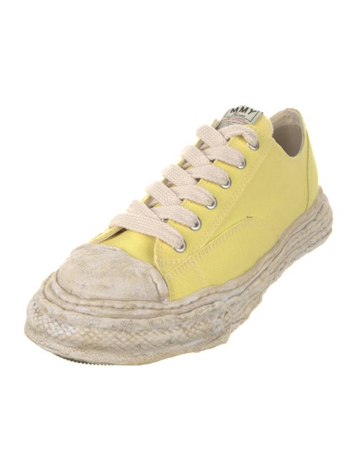 Maison Mihara Yasuhiro Canvas Colorblock Pattern Sneakers