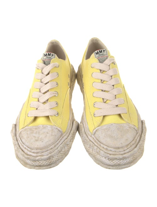 Maison Mihara Yasuhiro Canvas Colorblock Pattern Sneakers