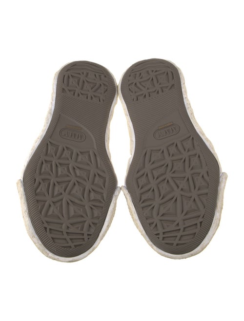 Maison Mihara Yasuhiro Canvas Colorblock Pattern Sneakers