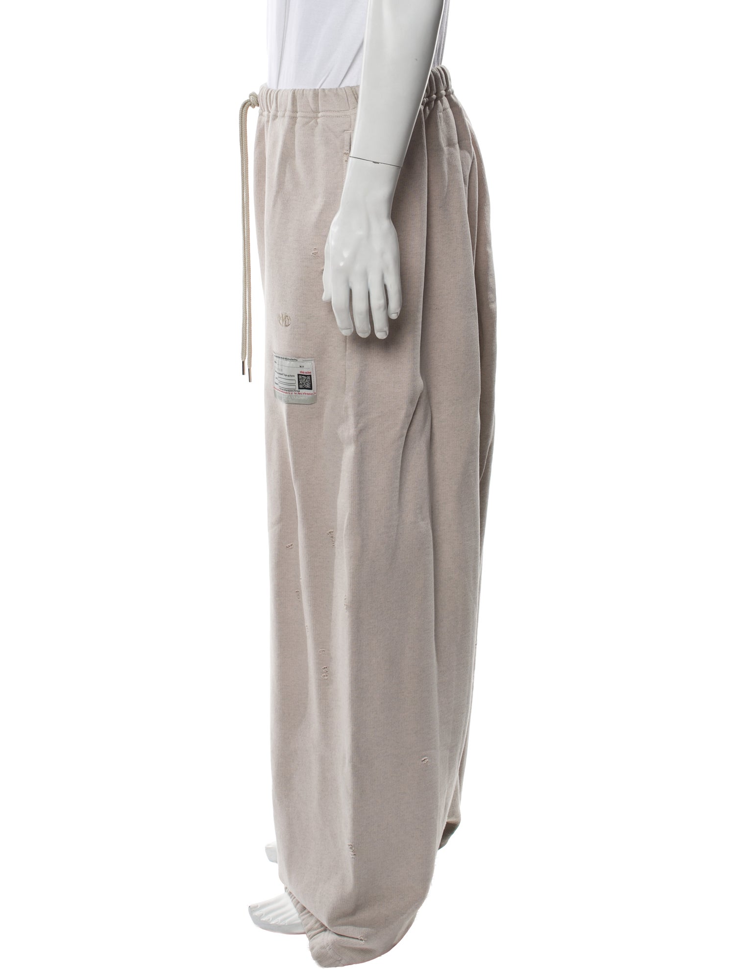 Maison Mihara Yasuhiro Distressed Accents Lounge Bottoms