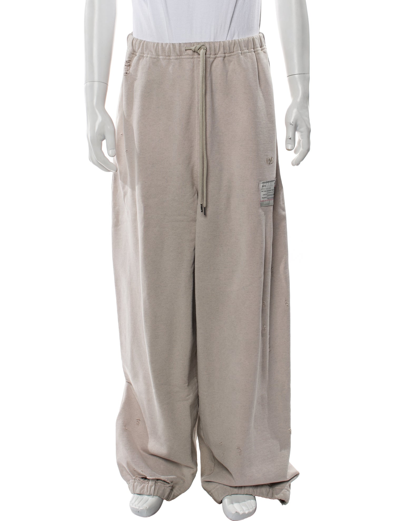 Maison Mihara Yasuhiro Distressed Accents Lounge Bottoms