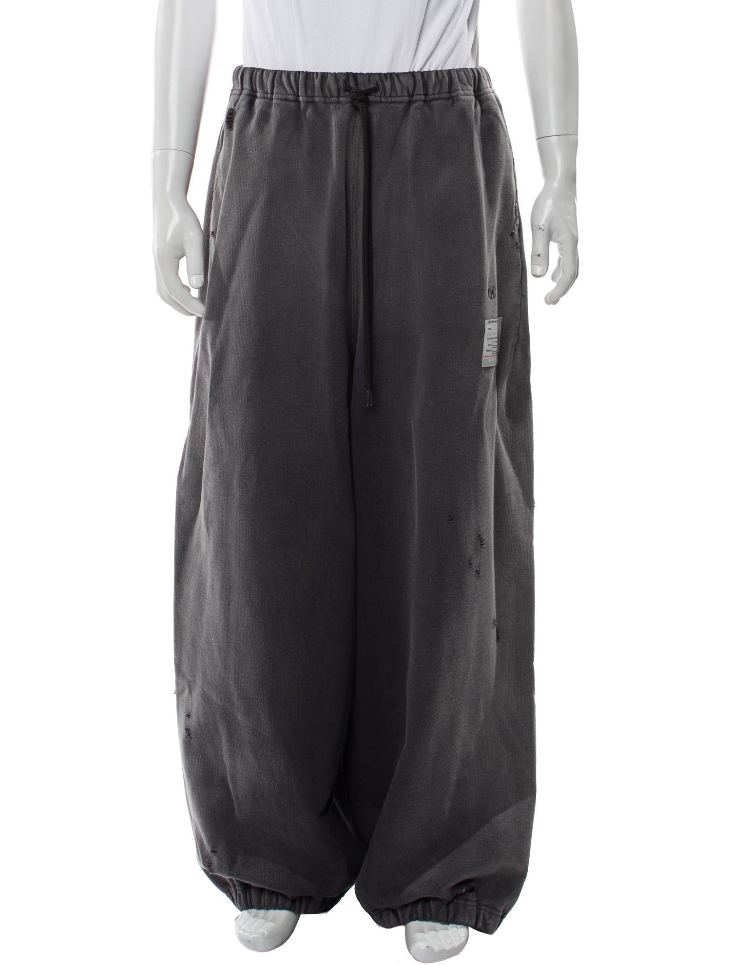 Maison Mihara Yasuhiro Distressed Accents Lounge Bottoms