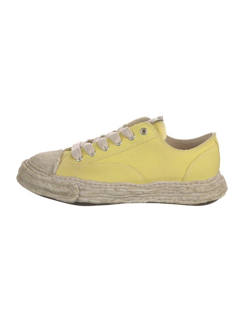 Maison Mihara Yasuhiro Canvas Colorblock Pattern Sneakers