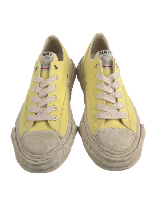 Maison Mihara Yasuhiro Canvas Colorblock Pattern Sneakers