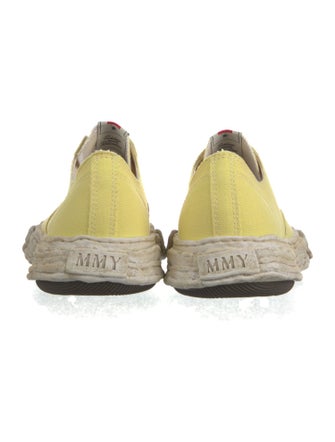 Maison Mihara Yasuhiro Canvas Colorblock Pattern Sneakers