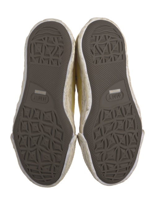 Maison Mihara Yasuhiro Canvas Colorblock Pattern Sneakers