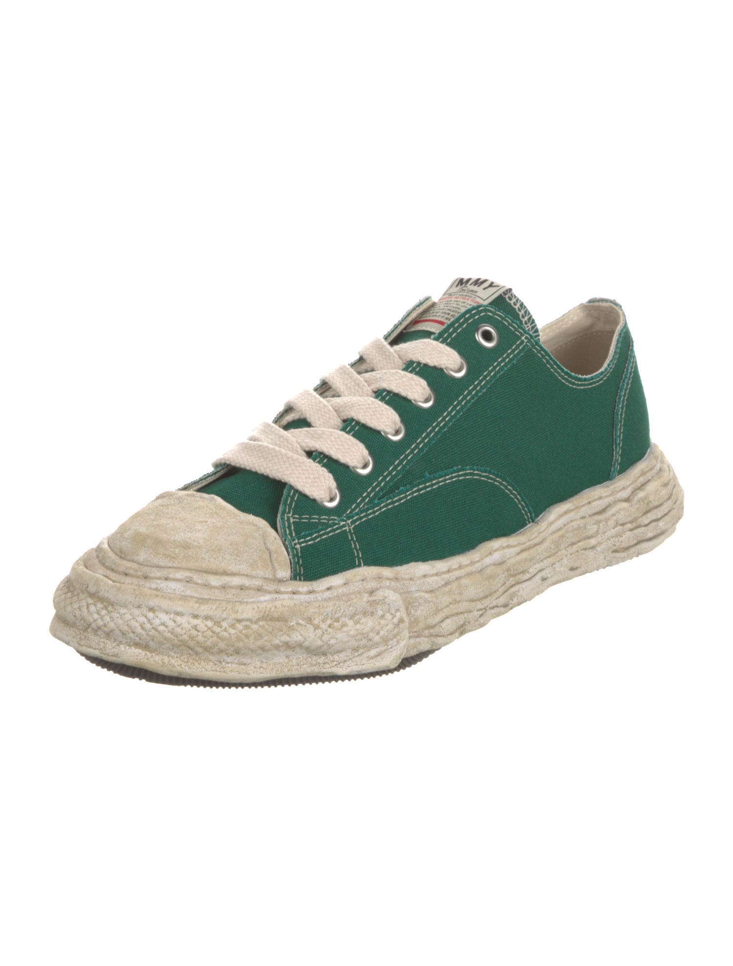 Maison Mihara Yasuhiro Canvas Colorblock Pattern Sneakers