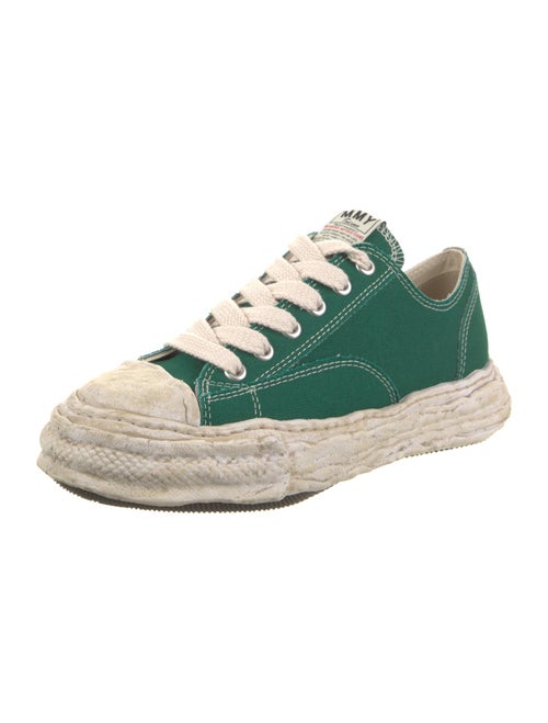 Maison Mihara Yasuhiro Canvas Colorblock Pattern Sneakers