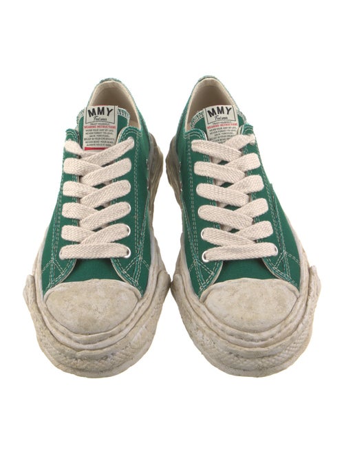 Maison Mihara Yasuhiro Canvas Colorblock Pattern Sneakers