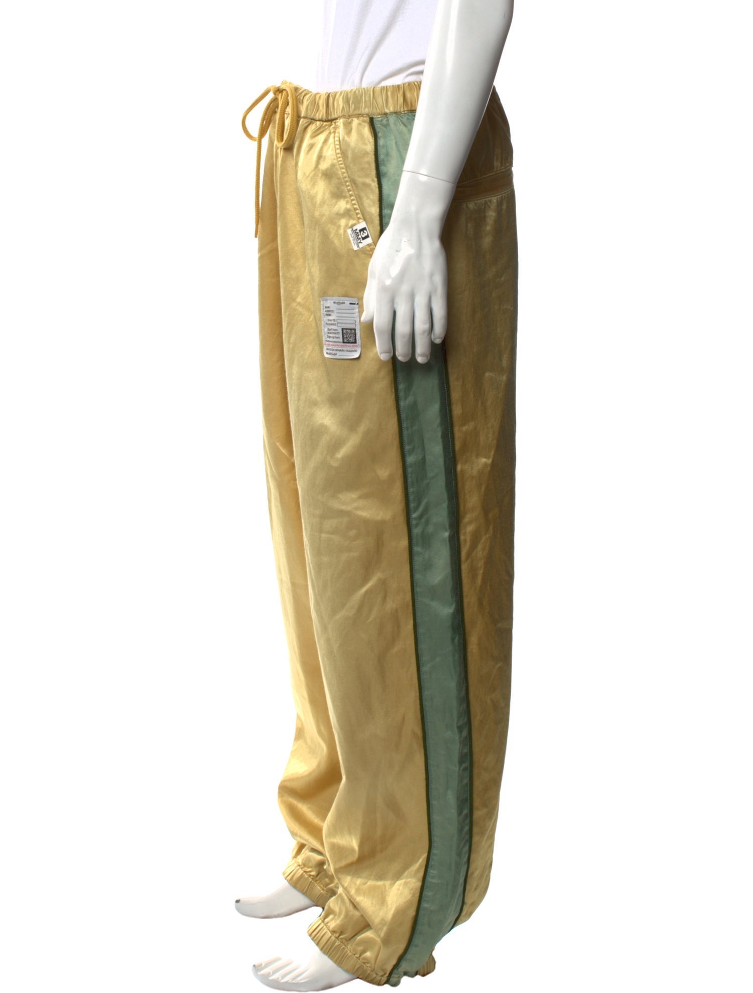 Maison Mihara Yasuhiro Colorblock Pattern Pants