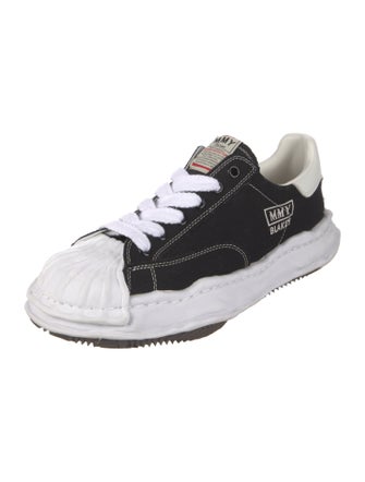 Maison Mihara Yasuhiro Canvas Colorblock Pattern Sneakers