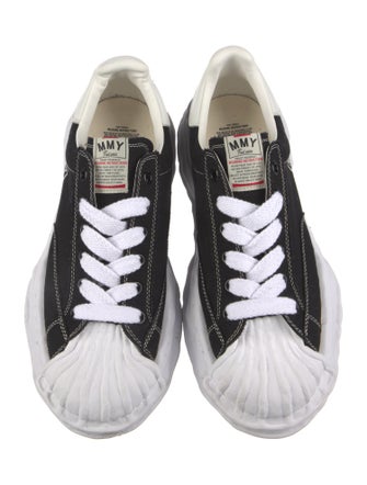 Maison Mihara Yasuhiro Canvas Colorblock Pattern Sneakers