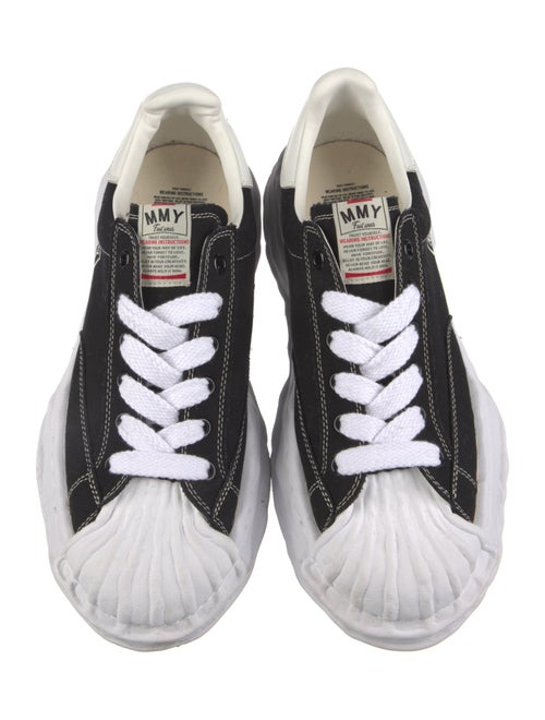 Maison Mihara Yasuhiro Canvas Colorblock Pattern Sneakers