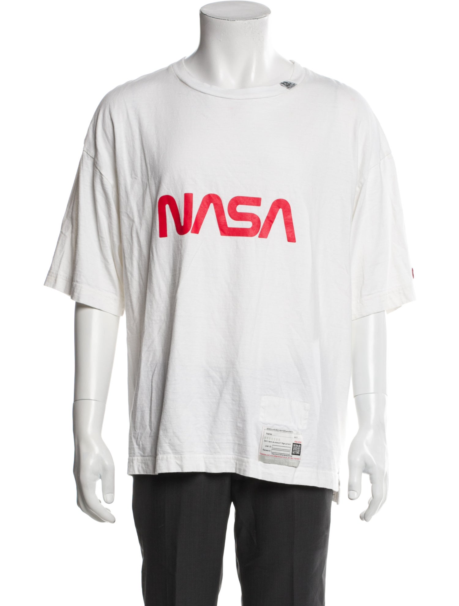Maison Mihara Yasuhiro Graphic Print Crew Neck T-Shirt