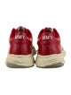 Maison Mihara Yasuhiro Leather Colorblock Pattern Sneakers