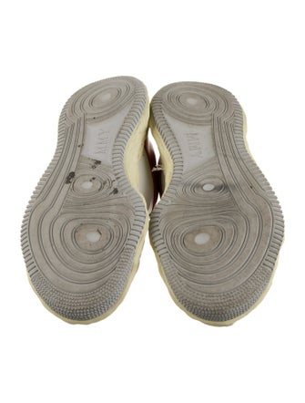 Maison Mihara Yasuhiro Leather Colorblock Pattern Sneakers