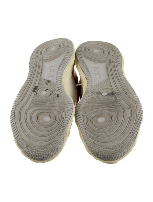 Maison Mihara Yasuhiro Leather Colorblock Pattern Sneakers