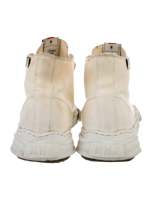 Maison Mihara Yasuhiro Canvas Printed Sneakers